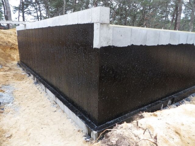 Exterior Waterproofing Foundation Sealed exterior foundation