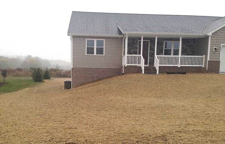 Exterior Waterproofing Foundation Land Grading around house